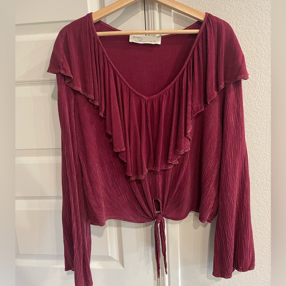 Cropped Vintage Longsleeve top